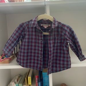 Bonpoint plaid top